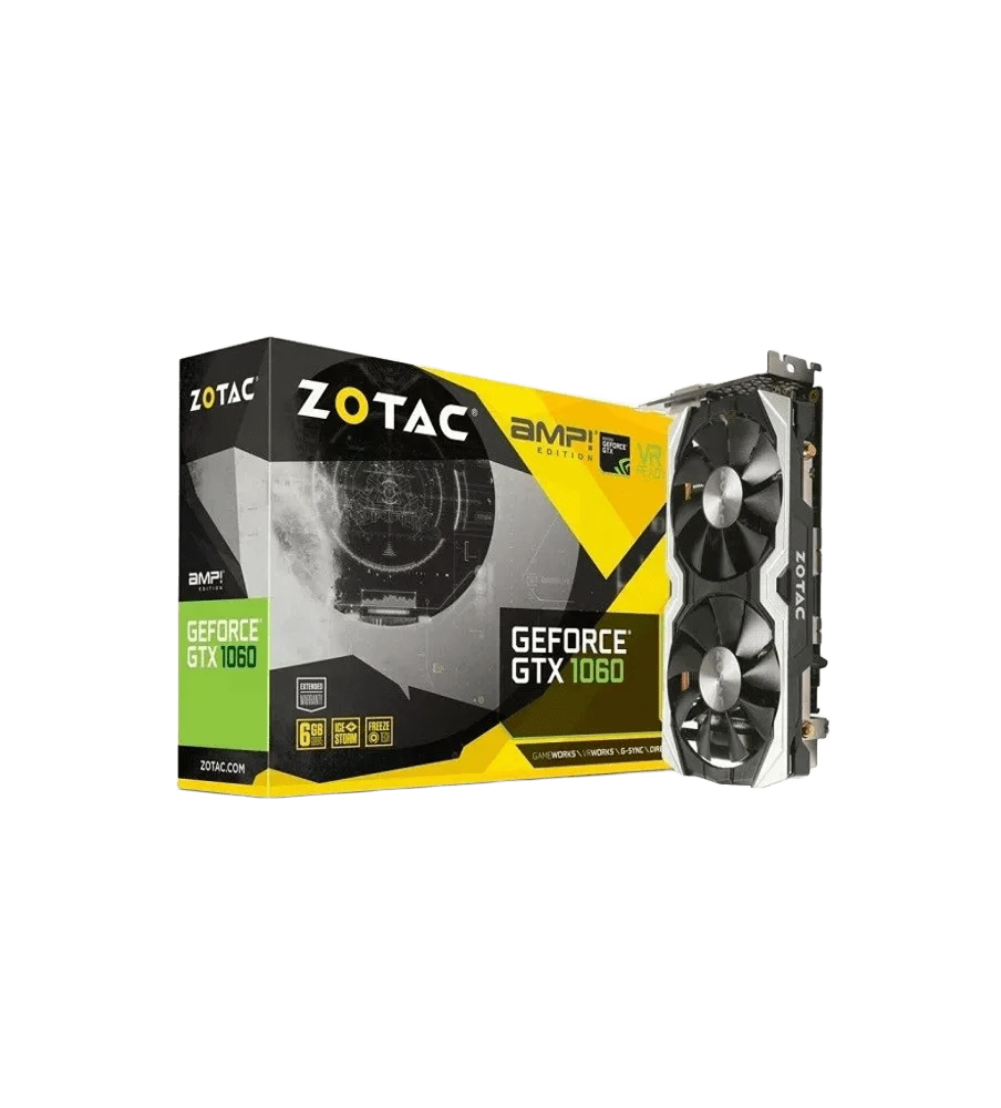 Zotac GTX 1060 6Gb AMP Edition (ZT-P10600B-10M) Відеокарти image 1
