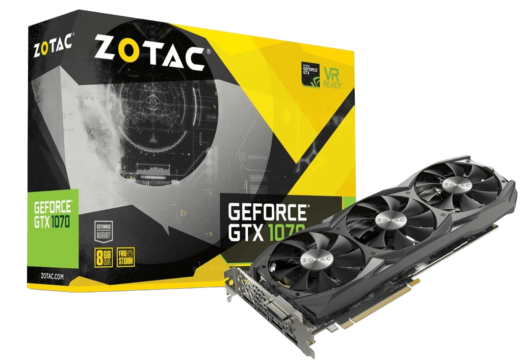 Zotac GTX 1070 8Gb Turbo Bulk (ZT-P10700J-10B) Відеокарти image 1