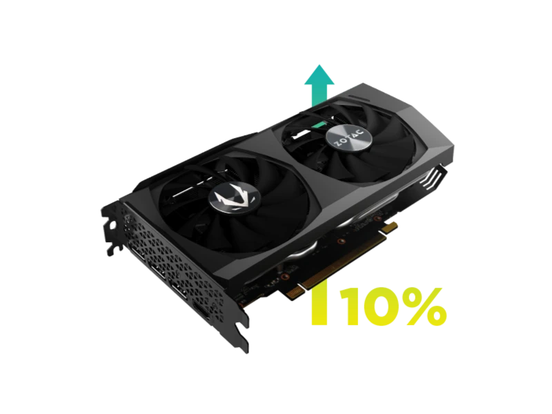 Zotac RTX 3060 Ti Twin Edge GAMING (ZT-A30610E-10M) Відеокарти image 2