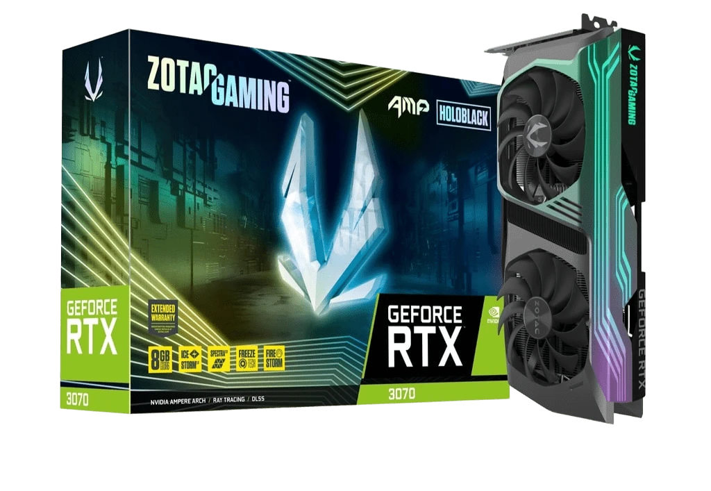 Zotac RTX 3070 8GB AMP HOLO (ZT-A30700F-10P) Відеокарти image 1