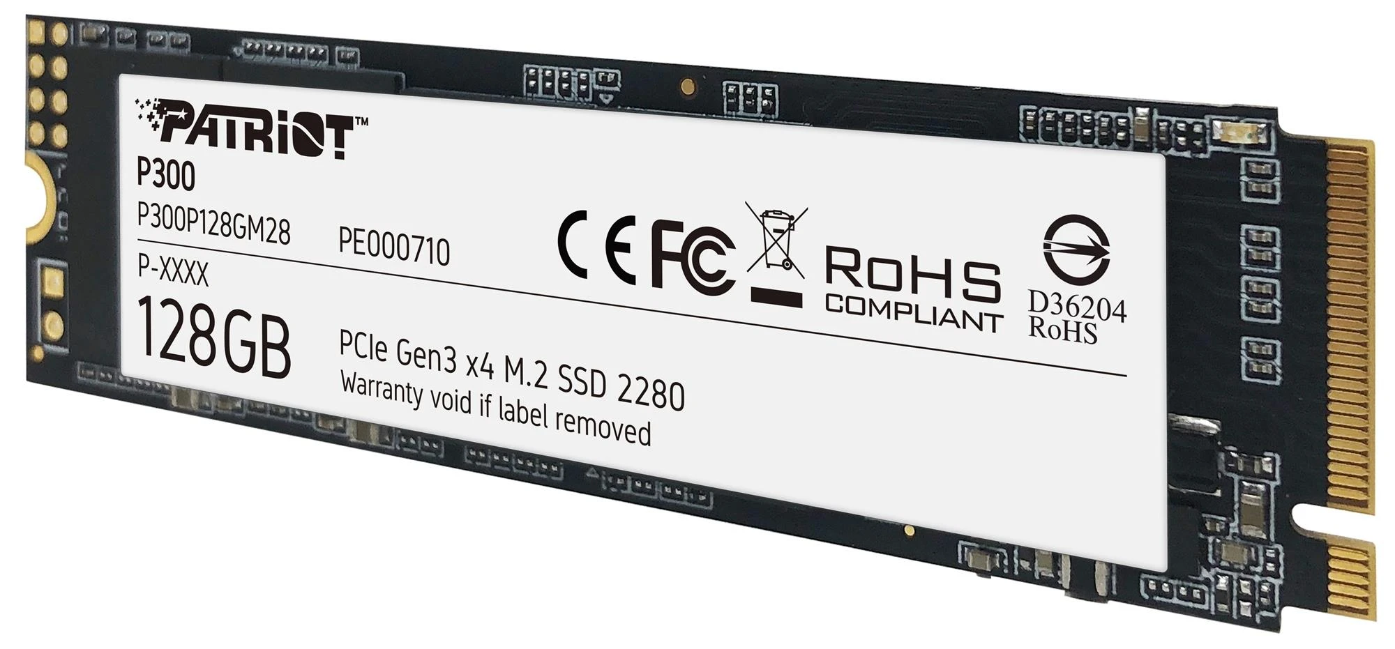 M.2 NVMe 128Gb Patriot P300 (P300P128GM28) Накопичувачі image 4