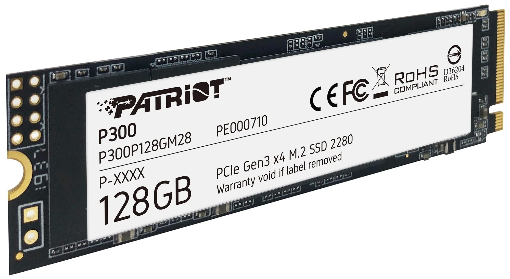 M.2 NVMe 128Gb Patriot P300 (P300P128GM28) Накопичувачі image 3