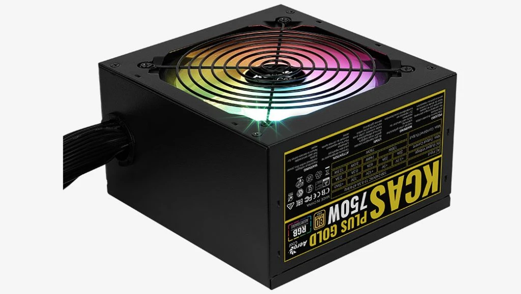 Блок живлення Aerocool KCAS 750W 80 PLUSE GOLD (KCAS-750W) Блоки живлення image 1
