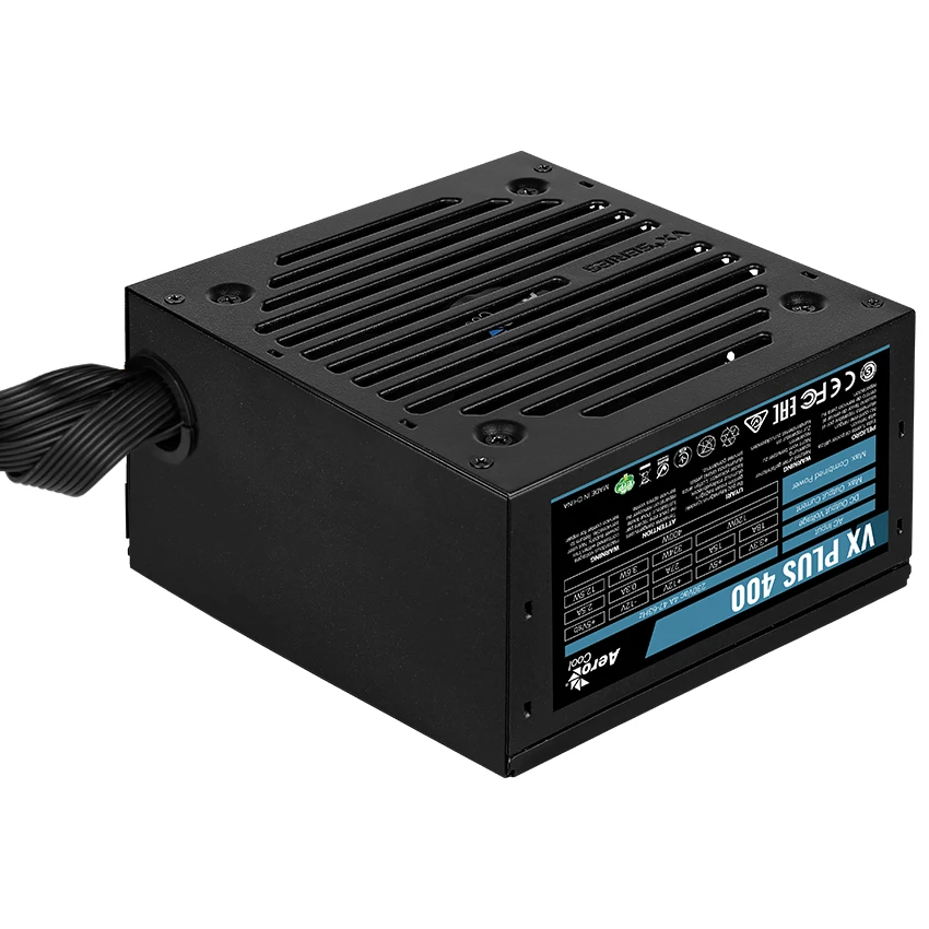 Блок живлення AeroCool VX Plus Stealth 400 (ACPN-VS40NEY.12) 400W Блоки живлення image 1
