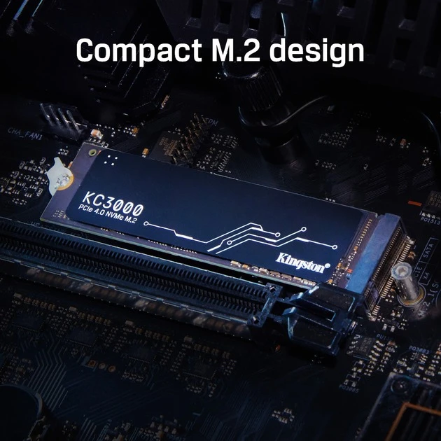 M.2 NVMe 1Tb Kingston KC3000 TLC (SKC3000S/1024G) Накопичувачі image 1