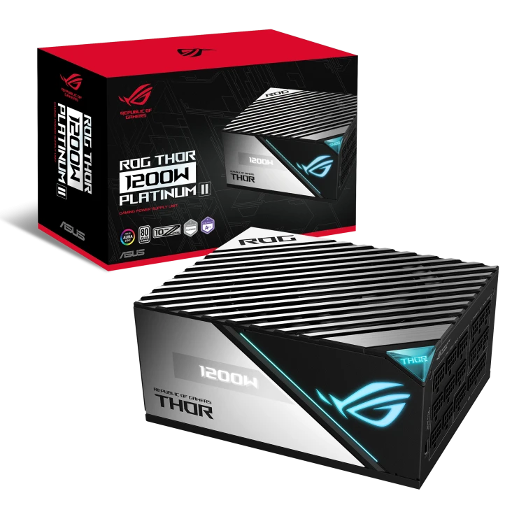 Блок живлення ASUS ROG THOR 1200W 80+ Platinum (ROG-THOR-1200P2-GAMING) Блоки живлення image 1