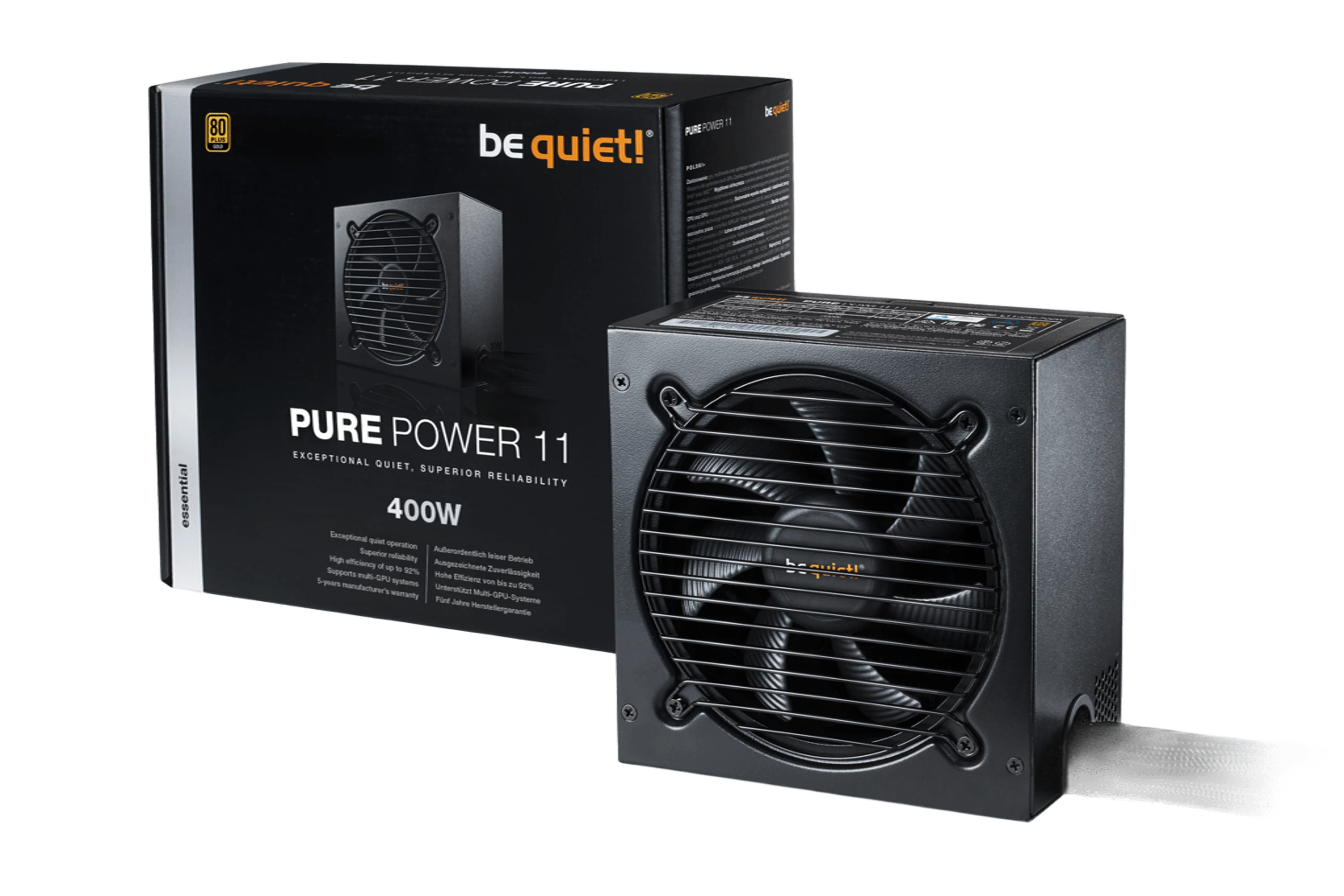 Блок живлення Be quiet! Pure Power 11 400W (BN292) Блоки живлення image 1