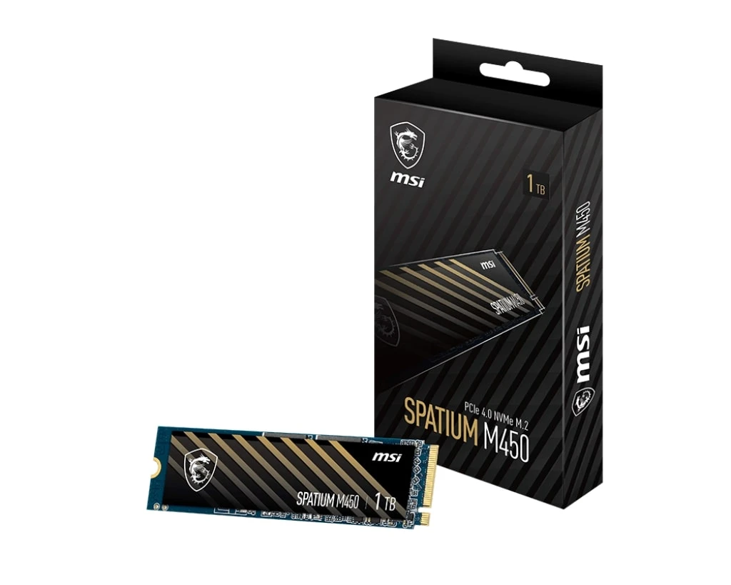 M.2 NVMe 1TB MSI Spatium M450 V1 (S78-440L0M0-P83) Накопичувачі image 1