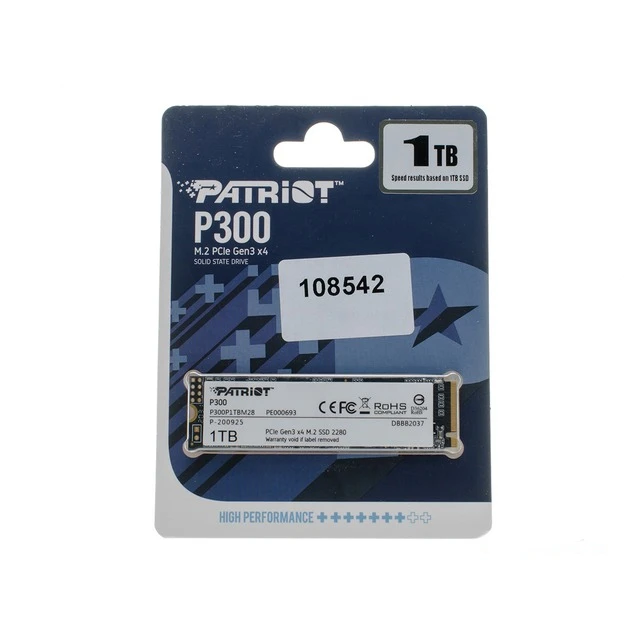 M.2 NVMe 1TB Patriot P300  (P300P1TBM28) Накопичувачі image 4