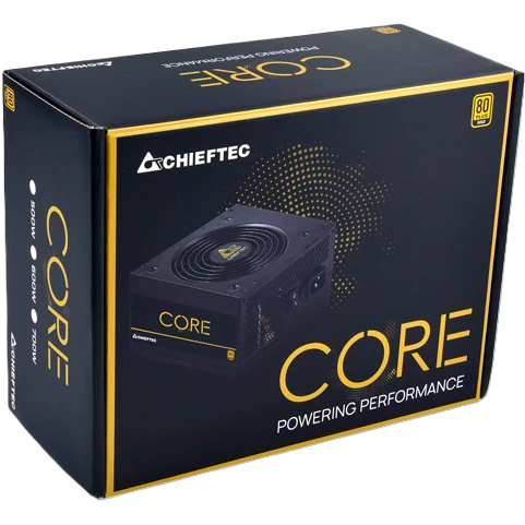Блок живлення Chieftec Core 600W (BBS-600S) Блоки живлення image 1