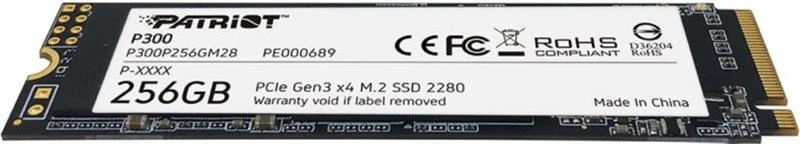 M.2 NVMe 256Gb Patriot P300 (P300P256GM28) Накопичувачі image 2