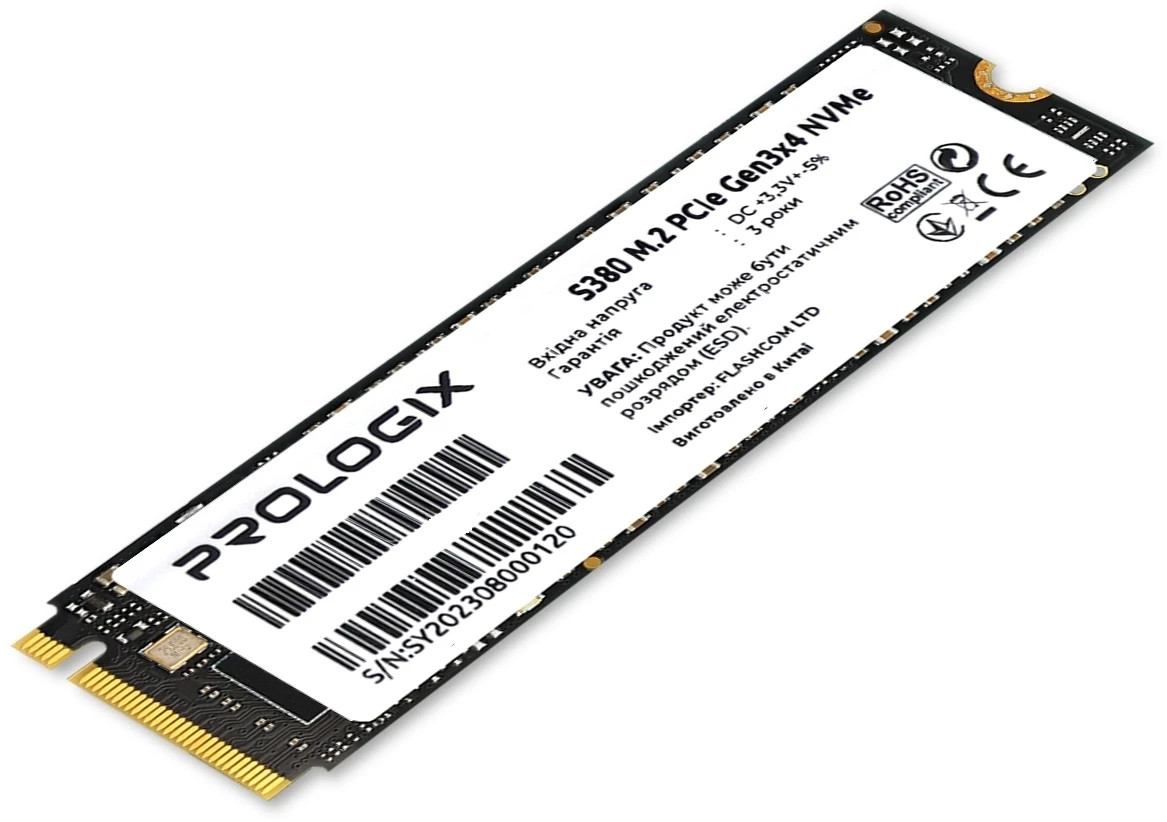 M.2 NVMe 256Gb Prologix S380 (PRO256GS380) Накопичувачі image 3