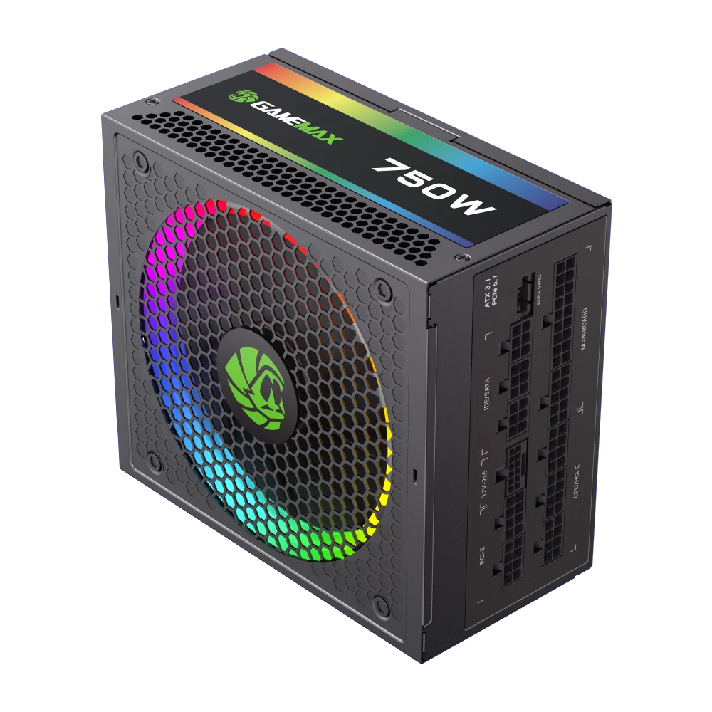 Блок живлення GameMax RGB 750 PRO (ATX3.1 PCIe5.1) Блоки живлення image 2