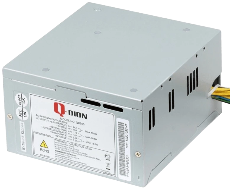 Блок живлення Qdion 500W (QD500) Блоки живлення image 1