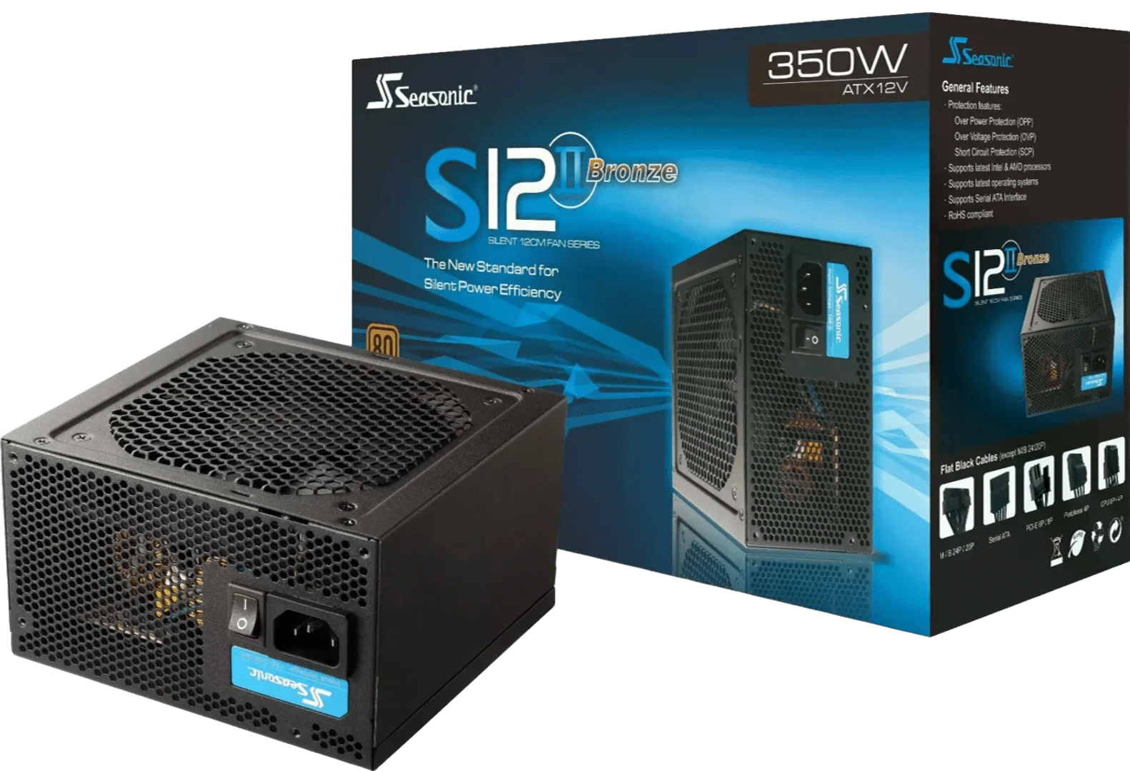 Блок живлення Seasonic S12II-330 (SS-330GB) 330W Блоки живлення image 1
