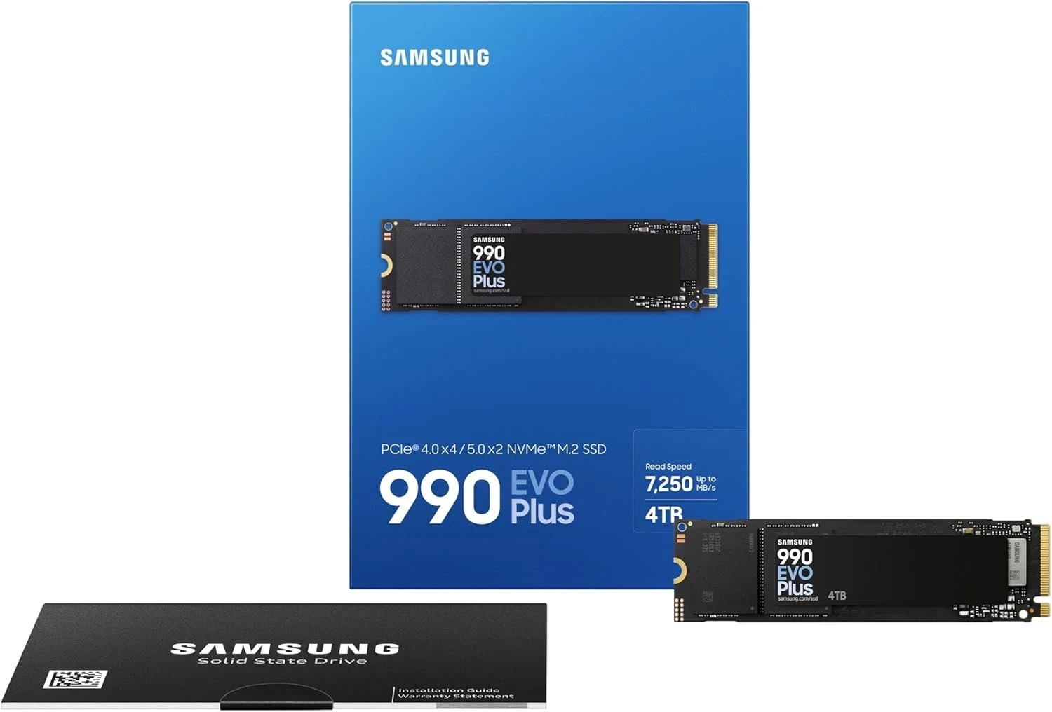 M.2 NVMe 4Tb Samsung 990 EVO Plus (MZ-V9S4T0BW) Накопичувачі image 2