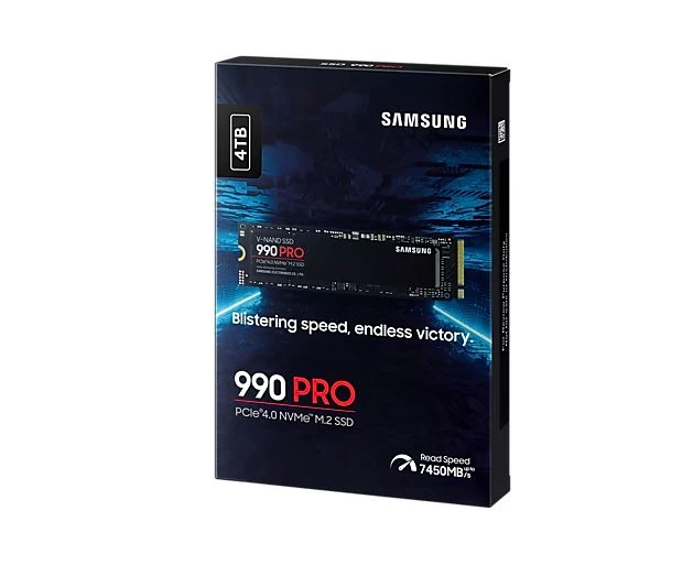 M.2 NVMe 4Tb Samsung 990 PRO (MZ-V9P4T0BW) Накопичувачі image 3