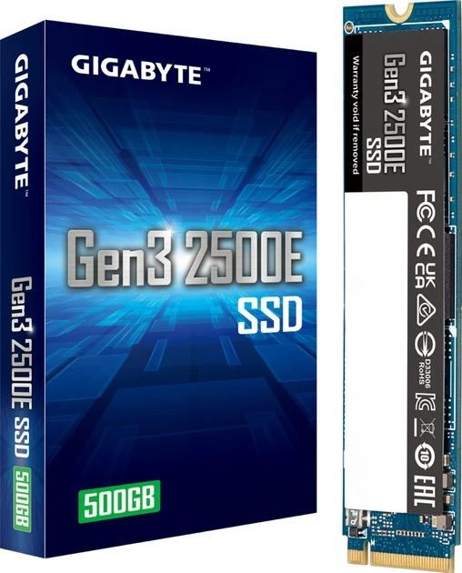 M.2 NVMe 500Gb Gigabyte 2500E (G325E500G) Накопичувачі image 1