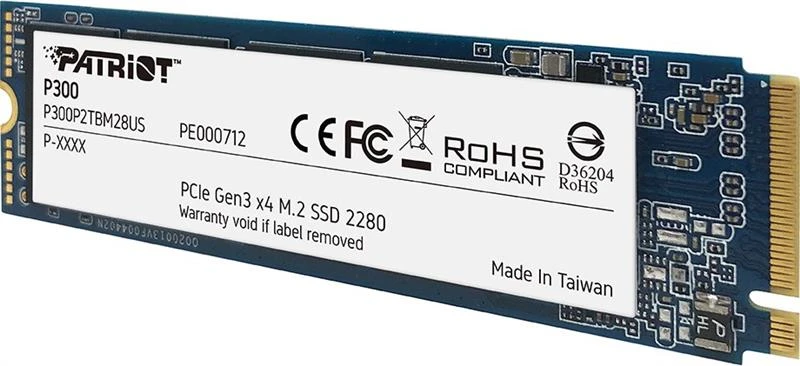 M.2 NVMe 512Gb Patriot P300 TLC (P300P512GM28) Накопичувачі image 1