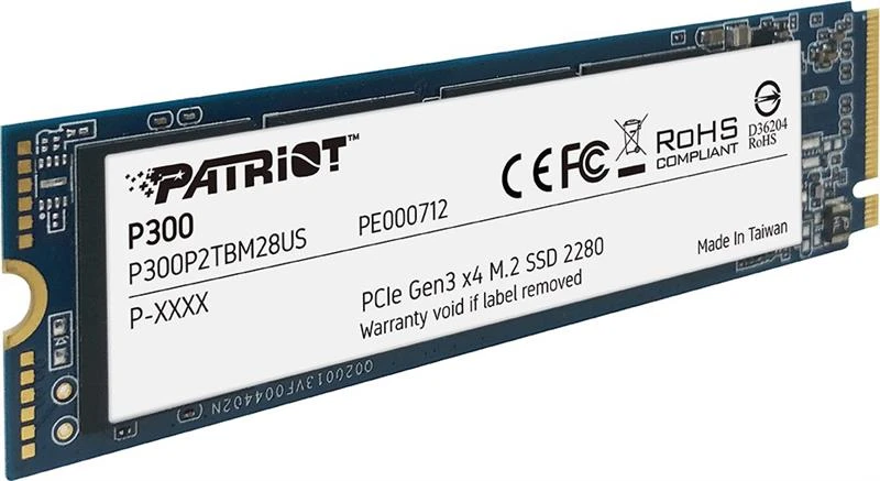 M.2 NVMe 512Gb Patriot P300 TLC (P300P512GM28) Накопичувачі image 4