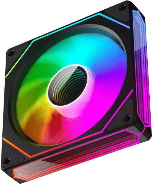 Вентилятор Zezzio Prism 6 PRO Black Reversed Вентилятори image 1