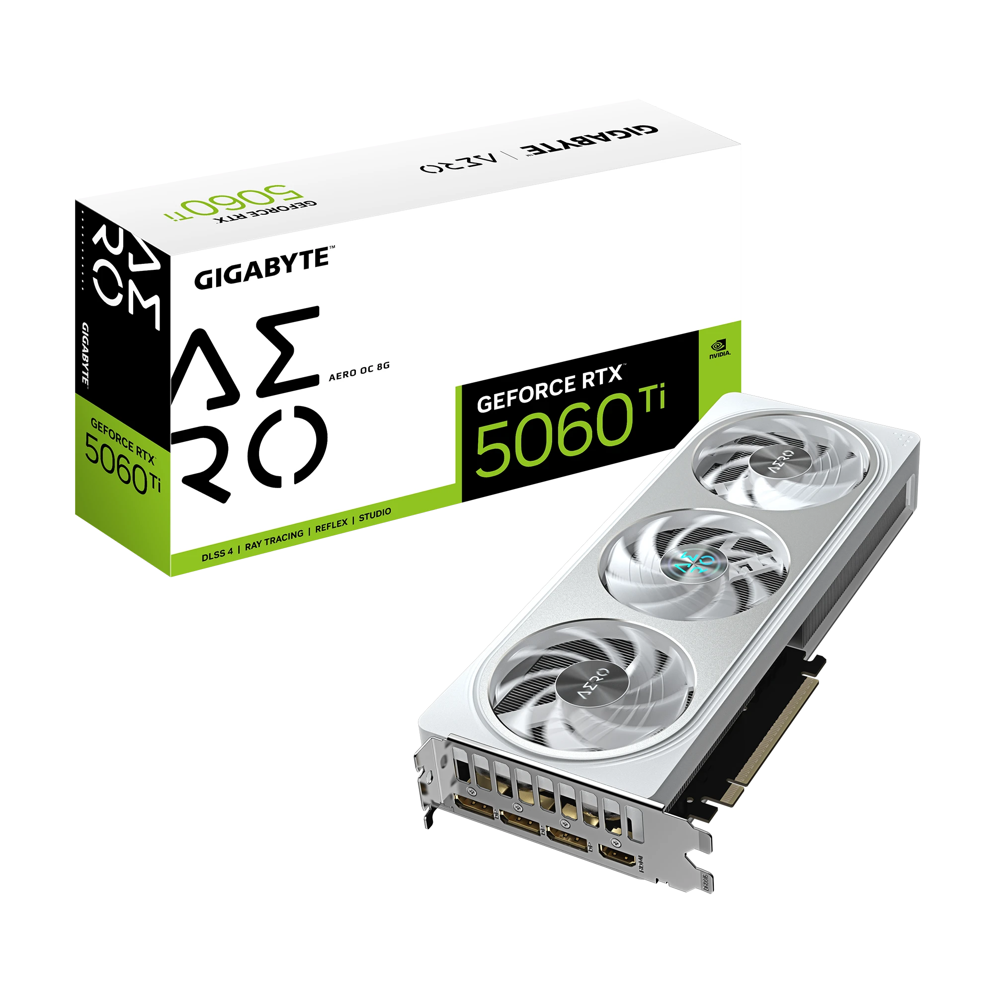 Gigabyte RTX 5060 Ti 8G AERO OC (GV-N506TAERO OC-8GD) Відеокарти image 1