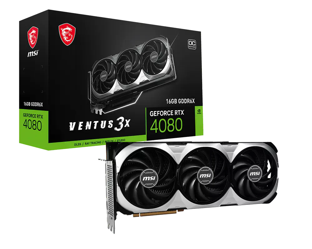 MSI RTX 4080 16GB VENTUS 3X OC (912-V511-009) Відеокарти image 1