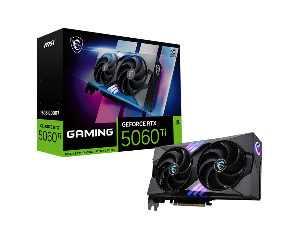MSI RTX 5060 Ti 16GB GAMING OC (G506T-16GC) Відеокарти image 1