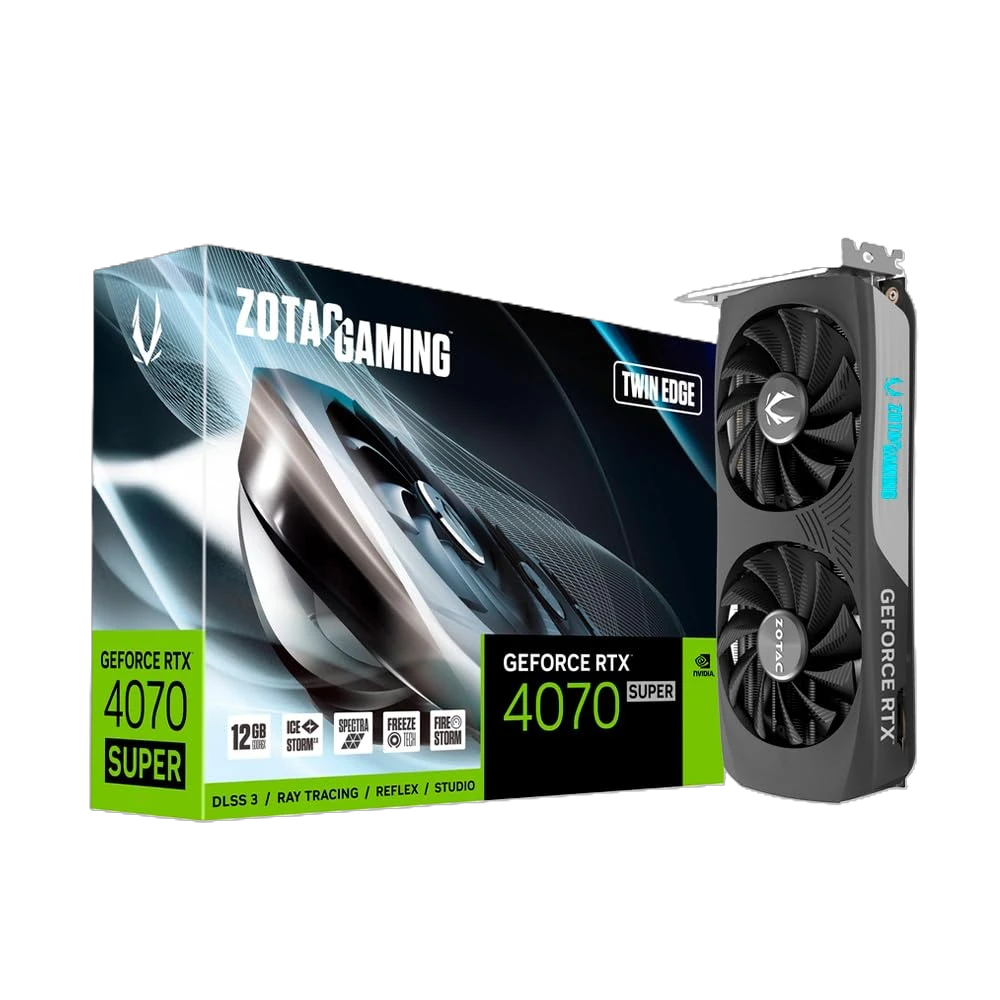 Zotac GAMING RTX 4070 SUPER Twin Edge 12GB (ZT-D40720E-10M) Відеокарти image 1