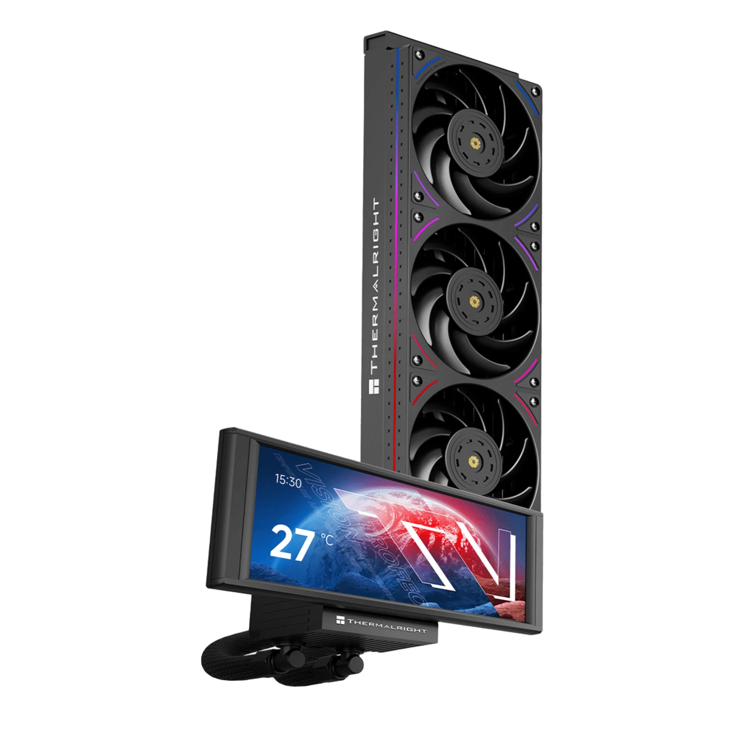 Водяне охолодження Thermalright Trofeo Vision 360 ARGB Black Охолодження image 2