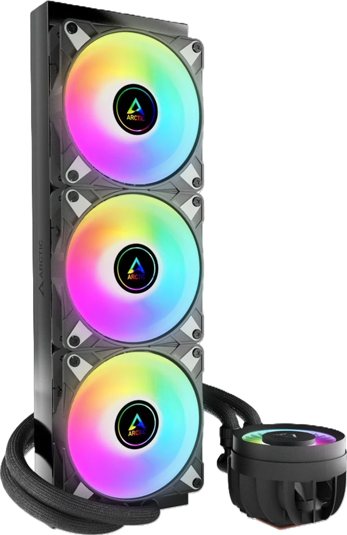 Водяне охолодження Arctic Liquid Freezer III 360 A-RGB Black (ACFRE00144A) Охолодження image 1