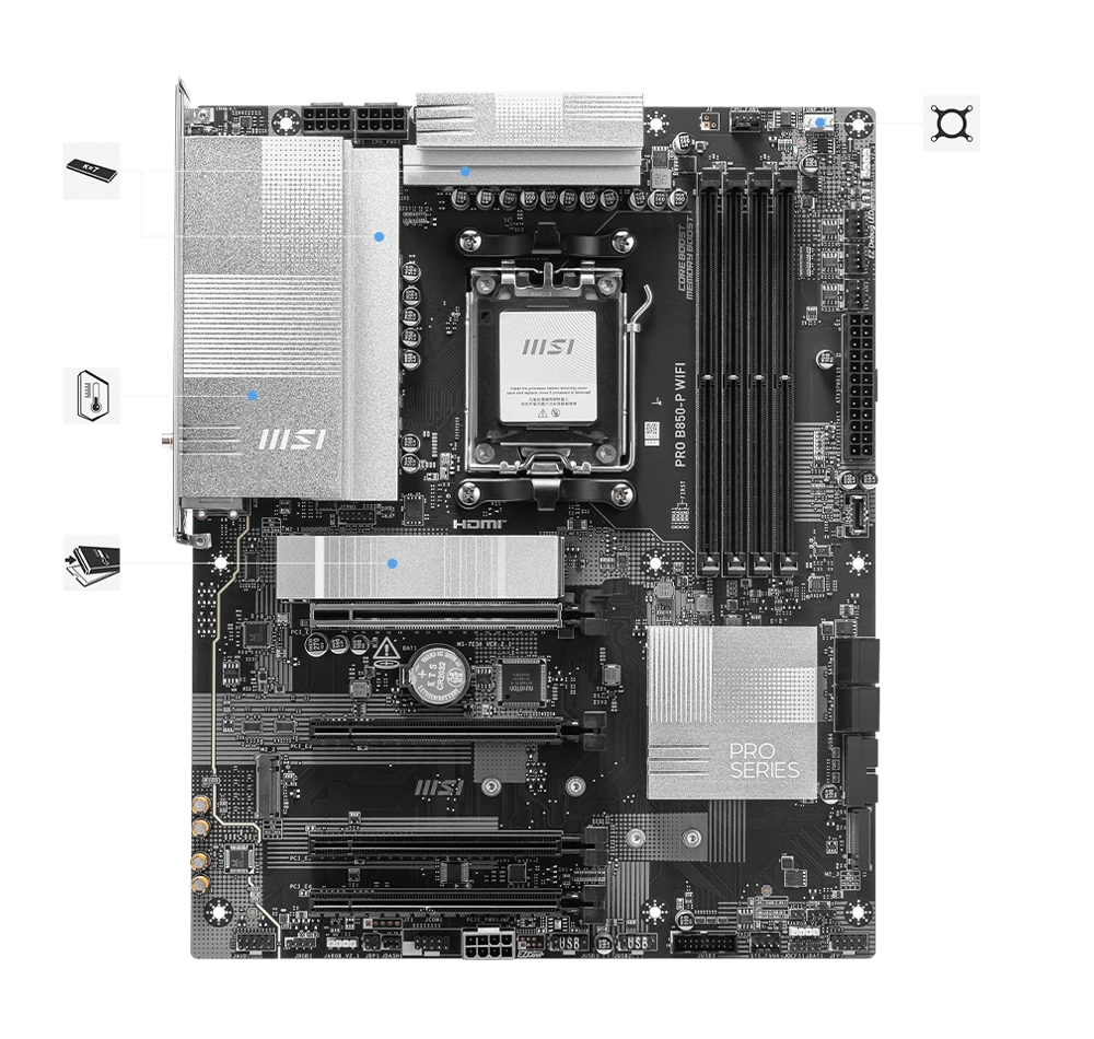 MSI PRO B850-P WIFI (PRO B850-P WIFI) Материнські плати image 4