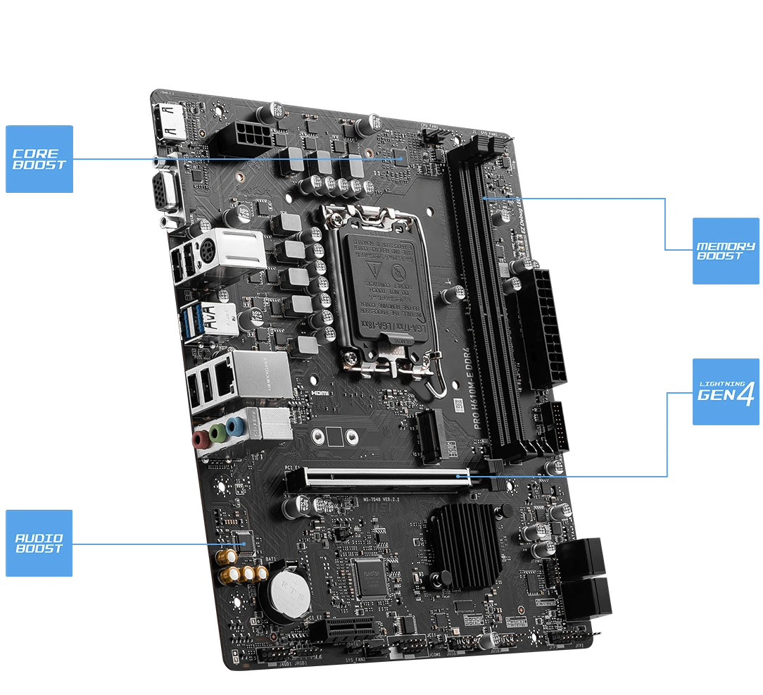 MSI Pro H610M-E DDR4 Материнські плати image 5