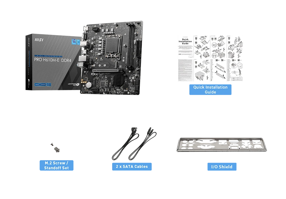 MSI Pro H610M-E DDR4 Материнські плати image 3