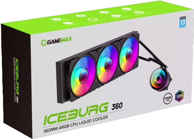 Водяне охолодження GAMEMAX IceBurg 360 Digital Охолодження image 2