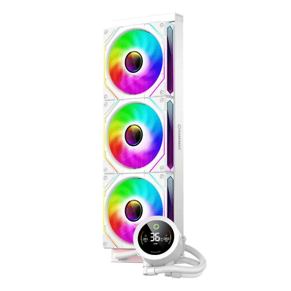 Водяне охолодження GAMEMAX IceBurg 360 Digital WH Охолодження image 2
