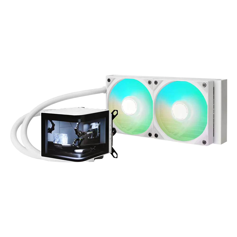 Водяне охолодження Tryx Panorama SE ARGB 240 White (L-P240L-AM2M-G0W) Охолодження image 2