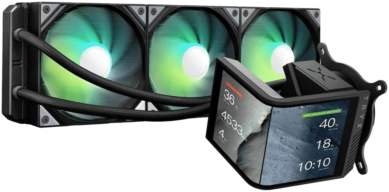 Водяне охолодження Tryx Panorama SE ARGB 360 Black (L-P360L-AM3M-G0K) Охолодження image 1