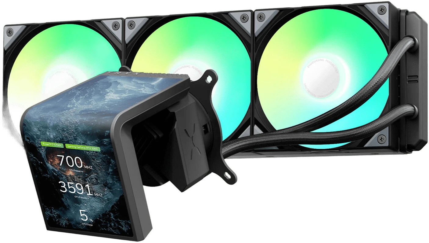 Водяне охолодження Tryx Panorama SE ARGB 360 Black (L-P360L-AM3M-G0K) Охолодження image 2