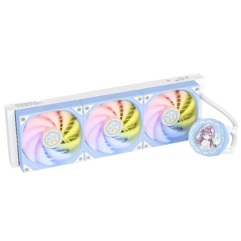 Водяне охолодження ZEAGINAL YESTON YT-360 White-Blue Охолодження image 1