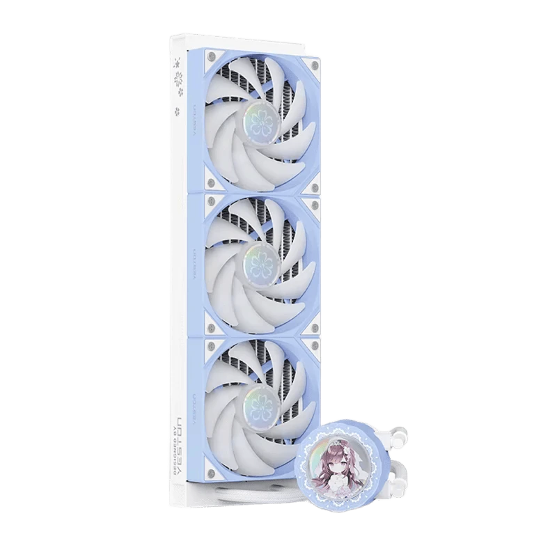 Водяне охолодження ZEAGINAL YESTON YT-360 White-Blue Охолодження image 2