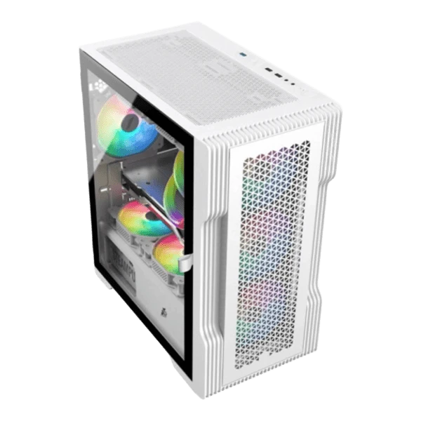 Корпус 1stPlayer T3-4F1-W-WH White без БЖ Корпуси image 1