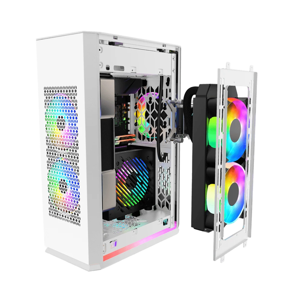 Корпус 1stPlayer UN1-3F2-W-WH White 750W image №8