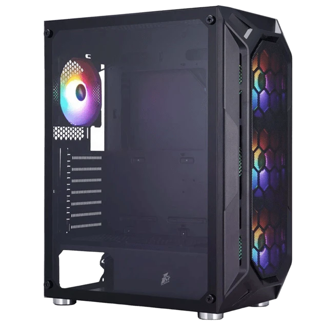 Корпус 1stPlayer X6-BK-4F1 Black без БЖ Корпуси image 3