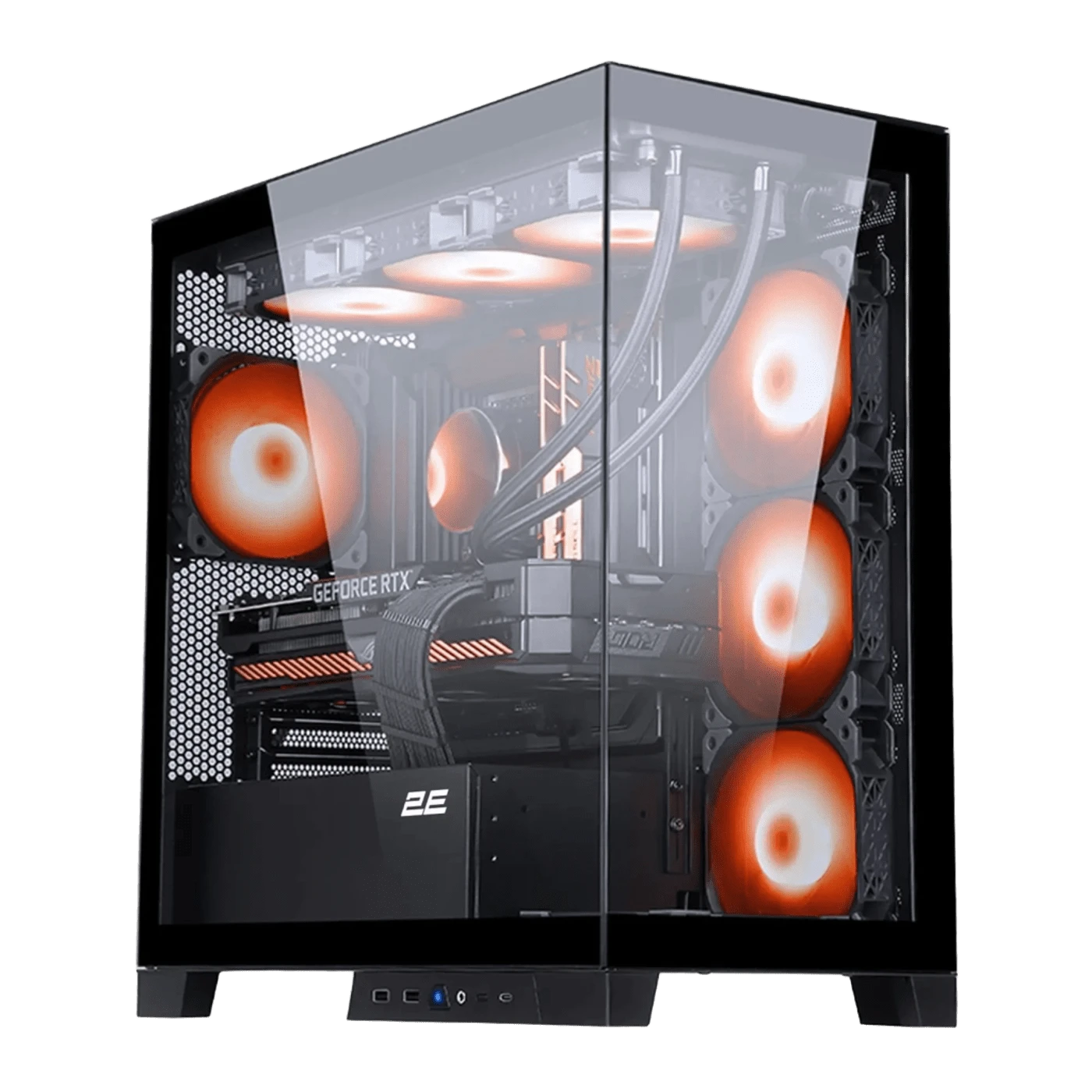 Корпус 2E Gaming Fantom GK701B black Корпуси image 3