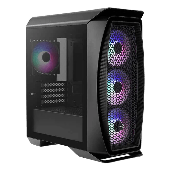 Корпус AeroCool Aero One Mini Frost-G-BK-v1 (ACCS-PB18043.11) Black без БЖ Корпуси image 1