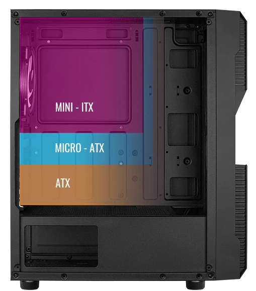 Корпус AeroCool Menace Saturn RGB (Black) Корпуси image 2