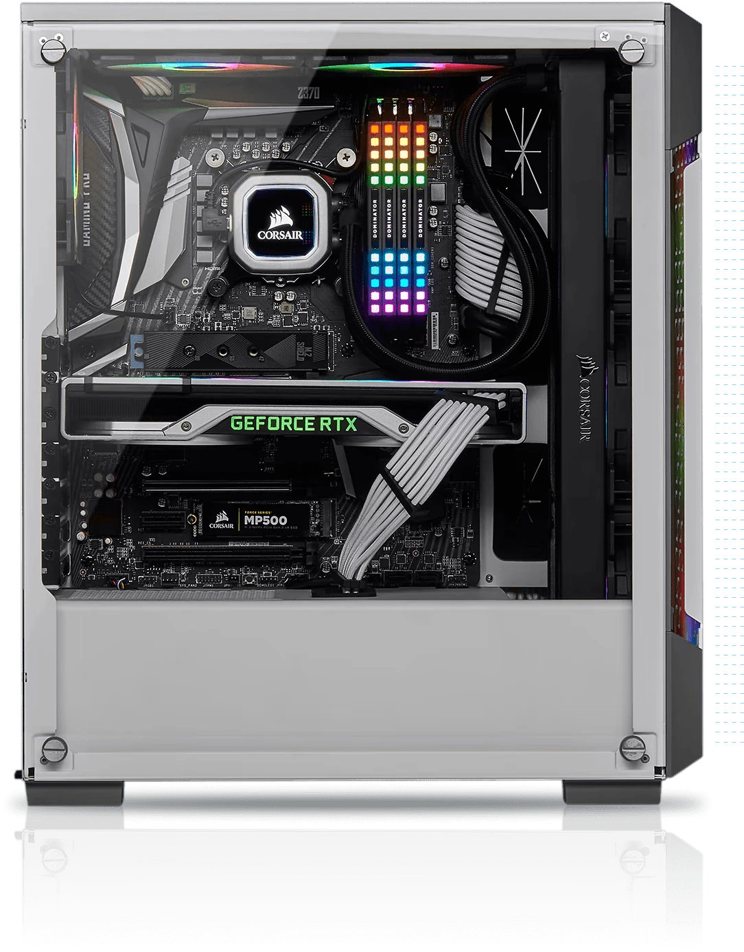 Корпус Corsair 220T RGB Airflow White (CC-9011174-WW) Корпуси image 1