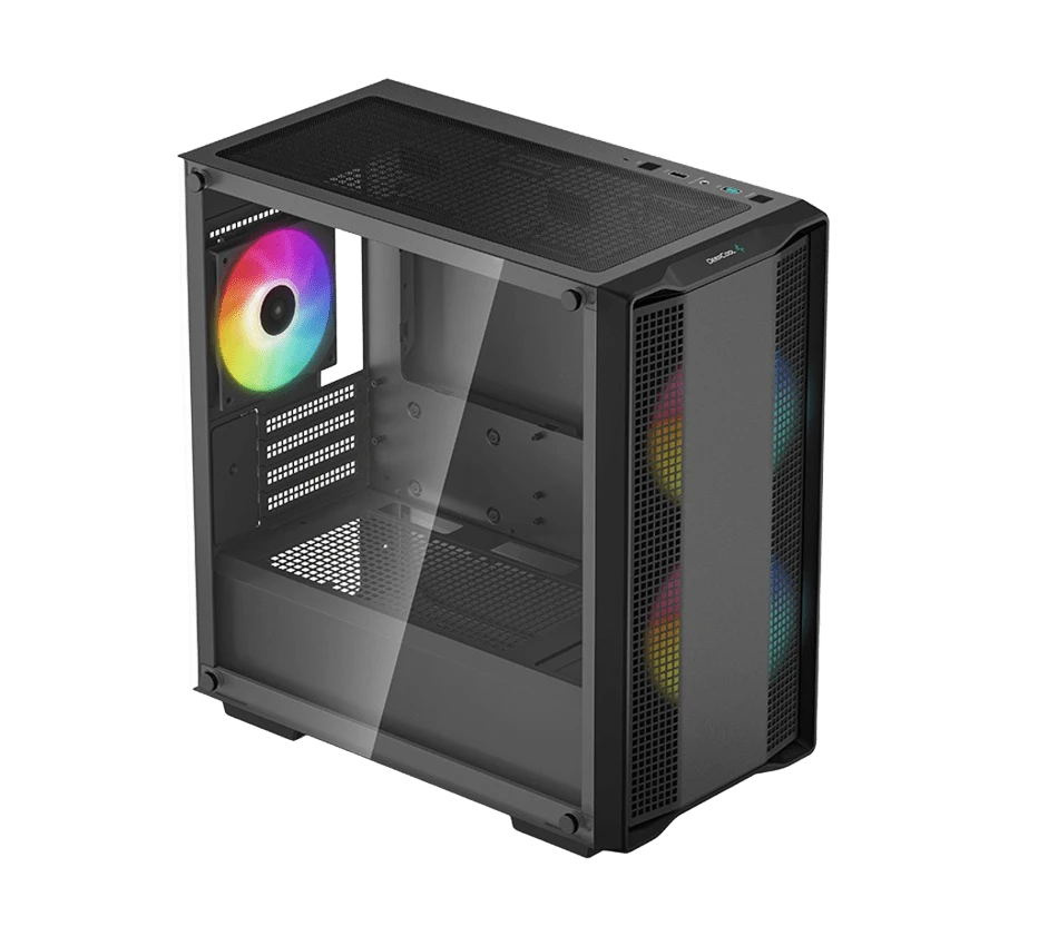 Корпус DeepCool CC360 ARGB без БЖ (R-CC360-BKAPM3-G-1) Black Корпуси image 1