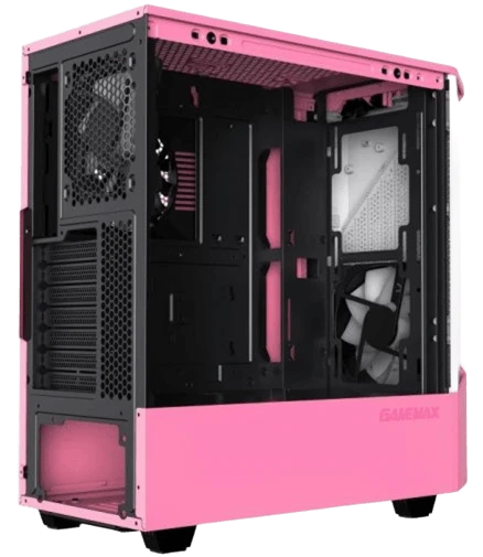 Корпус GAMEMAX Contac COC ARGB Tempered Glass без БП White/Pink Корпуси image 3